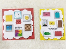 Load image into Gallery viewer, Shapes Pictures Sorting Activity, Sort by Shape, Shapes Matching game