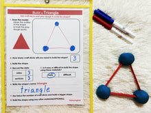Load image into Gallery viewer, 2D Shapes Stem activity Worksheets