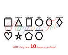 Load image into Gallery viewer, Shapes Tracing Road Mats