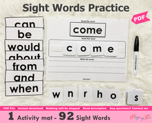 Load image into Gallery viewer, Sight Words Practice