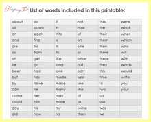 Load image into Gallery viewer, Sight Words Practice