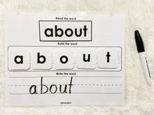 Load image into Gallery viewer, Sight Words Practice