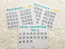Load image into Gallery viewer, Number Order 1 to 100 | Skip Counting | Arithmetic | Math