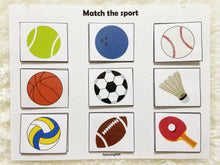 Load image into Gallery viewer, Sports Matching Activity