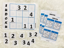 Load image into Gallery viewer, Sudoku or Suduko Puzzle, DIY Sudoku Activity Mat