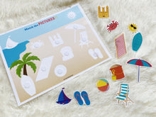 Load image into Gallery viewer, Summer Toddler Busy Book
