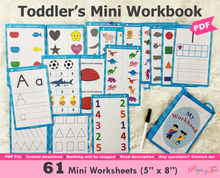 Load image into Gallery viewer, Mini Workbook