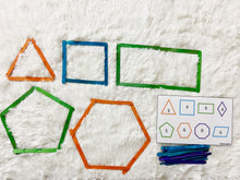Load image into Gallery viewer, Colors Match, Count and Match, Shapes Formation