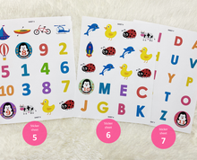 Load image into Gallery viewer, Sticker Busy Book, Learning Sticker Activity Book for Toddlers, Toddler Travel Activity Book