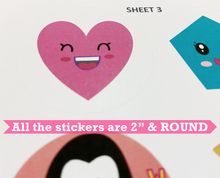 Load image into Gallery viewer, Sticker Busy Book, Learning Sticker Activity Book for Toddlers, Toddler Travel Activity Book