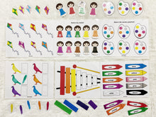 Load image into Gallery viewer, Toddler Busy Book, Learning Binder, Quiet Book
