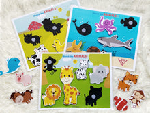 Load image into Gallery viewer, Toddler's First Busy Book, Learning Binder, Quiet Book