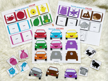 Load image into Gallery viewer, Toddler's First Busy Book, Learning Binder, Quiet Book