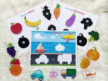 Load image into Gallery viewer, Toddler's First Busy Book, Learning Binder, Quiet Book