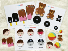 Load image into Gallery viewer, Toddler's First Busy Book, Learning Binder, Quiet Book