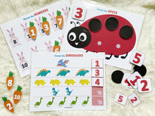 Load image into Gallery viewer, Toddler's First Busy Book, Learning Binder, Quiet Book