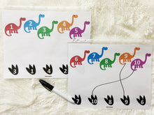 Load image into Gallery viewer, Dinosaur Busy Book