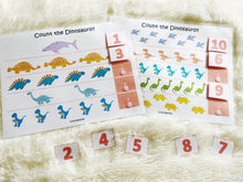 Load image into Gallery viewer, Dinosaur Toddler Busy Book, Learning Binder, Quiet Book