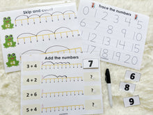 Load image into Gallery viewer, Numbers Busy Book, Math Learning Binder