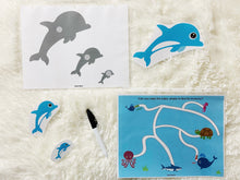Load image into Gallery viewer, Sea Animals Busy Book