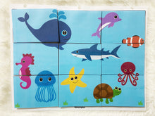 Load image into Gallery viewer, Sea Animals Busy Book