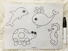 Load image into Gallery viewer, Sea Animals Busy Book