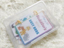 Load image into Gallery viewer, Toddler Mini Busy Book, Travel Size Activity Book, Pictures Matching