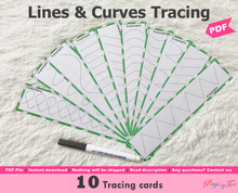 Load image into Gallery viewer, Lines and Curves Tracing Activity