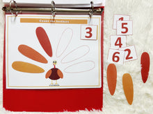 Load image into Gallery viewer, Turkey Themed Busy Book, Thanksgiving