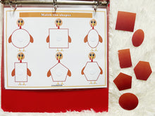 Load image into Gallery viewer, Turkey Themed Busy Book, Thanksgiving