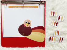 Load image into Gallery viewer, Turkey Themed Busy Book, Thanksgiving