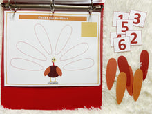 Load image into Gallery viewer, Turkey Themed Busy Book, Thanksgiving