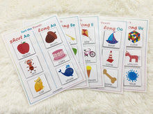 Load image into Gallery viewer, Short and Long Vowels Matching Activity