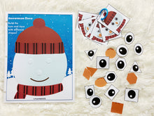 Load image into Gallery viewer, Winter Snowman Busy Book