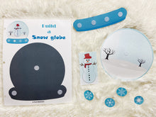 Load image into Gallery viewer, Winter Snowman Busy Book
