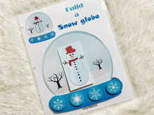 Load image into Gallery viewer, Winter Snowman Busy Book