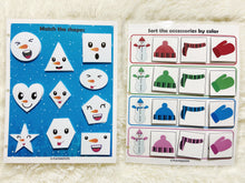 Load image into Gallery viewer, Winter Snowman Busy Book