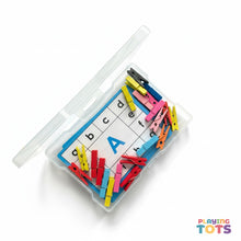 Load image into Gallery viewer, Alphabet Match and Clip Cards
