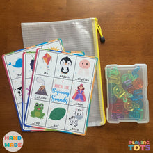Load image into Gallery viewer, Beginning Sounds Matching Activity, Preschool Activities, PreK Phonics, Initial Sounds
