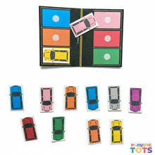 Load image into Gallery viewer, Car Colors Matching Activity
