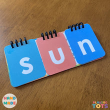 Load image into Gallery viewer, Words Flip Book, CVC words
