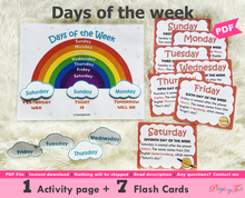 Load image into Gallery viewer, Days of the Week Activity
