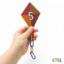 Load image into Gallery viewer, Kite Counting Practice Activity with Links
