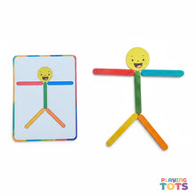 Load image into Gallery viewer, Popsicle Sticks Activity Cards, Busy Bags, Toddlers and Preschoolers, Montessori
