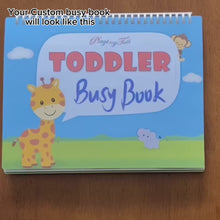Load and play video in Gallery viewer, Build a Custom Busy Book, Toddler Busy Book, Learning Binder, Quiet Book, Preschool Binder, Activity Book
