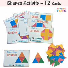 Load image into Gallery viewer, Shapes Formation Activity, Busy Bags, Toddlers and Preschoolers, Montessori
