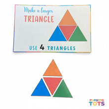 Load image into Gallery viewer, Shapes Formation Activity, Busy Bags, Toddlers and Preschoolers, Montessori
