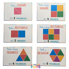 Load image into Gallery viewer, Shapes Formation Activity, Busy Bags, Toddlers and Preschoolers, Montessori
