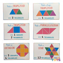 Load image into Gallery viewer, Shapes Formation Activity, Busy Bags, Toddlers and Preschoolers, Montessori
