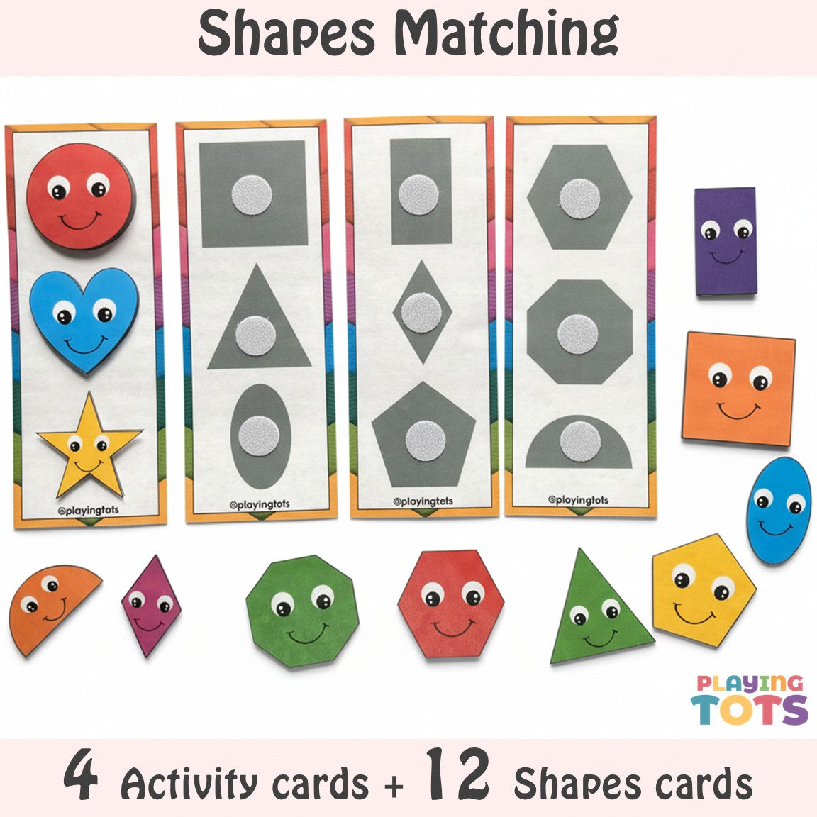 2D Shapes Silhouette/ Shadow Matching Activity, Independent Work Tasks, Early Childhood and Special Education, Preschool and PreK